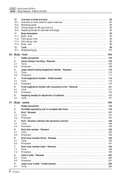 Audi Q8 e-tron type GE 2018-2022 body repairs workshop manual eBook pdf