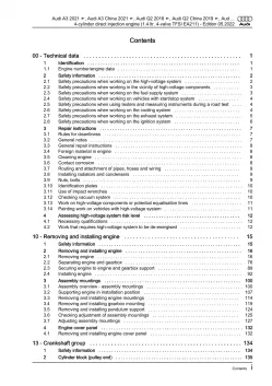 Audi Q2 type GA from 2016 4-cyl. petrol engines 150-245 hp repair manual eBook