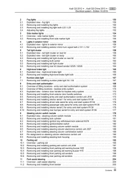 Audi Q3 type 8U 2011-2018 electrical system repair workshop manual eBook