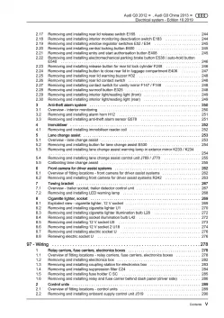 Audi Q3 type 8U 2011-2018 electrical system repair workshop manual eBook