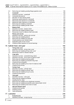 Audi Q3 type F3 from 2018 petrol engines 2.0l 245-333 hp repair manual eBook