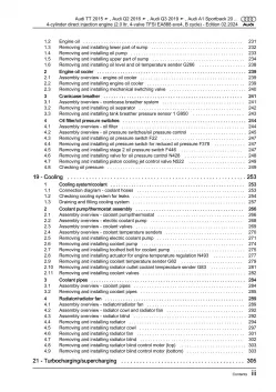 Audi Q3 type F3 from 2018 petrol engines 2.0l 190-207 hp repair manual eBook