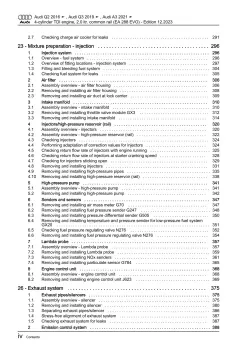 Audi Q3 type F3 from 2018 4-cyl. diesel engines 116-200 hp repair manual eBook