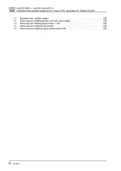 Audi Q5 type 8R 2008-2017 4-cyl. petrol engines 179-220 hp repair manual eBook