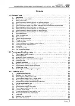 Audi Q5 type 8R 2008-2017 6-cyl. petrol engines 272-354 hp repair manual eBook