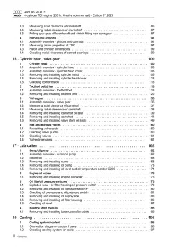 Audi Q5 8R 2008-2017 4-cyl. 2.0l diesel engines 136-170 hp repair manual eBook