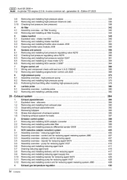 Audi Q5 8R 2008-2017 4-cyl. 2.0l diesel engines 136-177 hp repair manual eBook