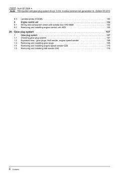 Audi Q5 8R (08-17) tdi injection glow plug system 239-313 hp repair manual eBook