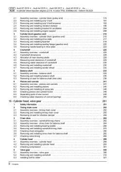 Audi Q5 type FY 2016-2020 4-cyl. petrol engines 204-367 hp repair manual eBook