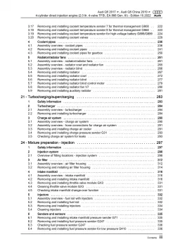 Audi Q5 type FY 2016-2020 4-cyl. petrol engines 245-367 hp repair manual eBook