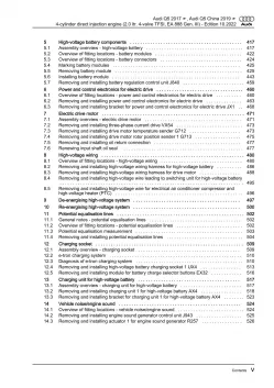 Audi Q5 type FY 2016-2020 4-cyl. petrol engines 245-367 hp repair manual eBook