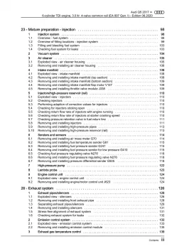 Audi Q5 type FY 2016-2020 4-cyl. diesel engines 3.0l 249 hp repair manual eBook