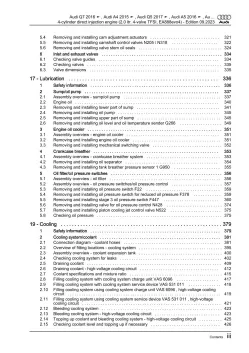 Audi Q7 type 4M from 2015 4-cyl. petrol engines 204-367 hp repair manual eBook
