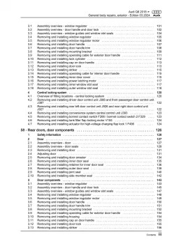 Audi Q8 4M from 2018 general body repairs exterior guide workshop manual eBook