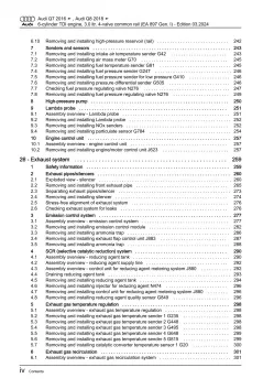 Audi Q8 type 4M from 2018 6-cyl. diesel engines 211-374 hp repair manual eBook