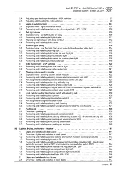 Audi R8 type 42 2006-2015 electrical system repair workshop manual eBook