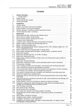Audi TT type 8J 2006-2014 maintenance repair workshop manual eBook pdf
