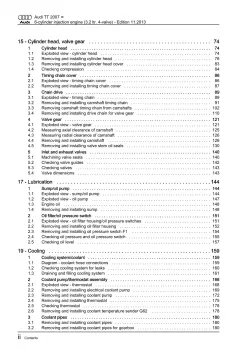 Audi TT type 8J 2006-2014 6-cyl. petrol engines 3.5l 250 hp repair manual eBook