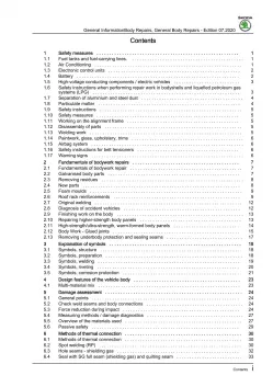 Skoda Citigo NF 2011-2020 general information body repairs workshop manual eBook
