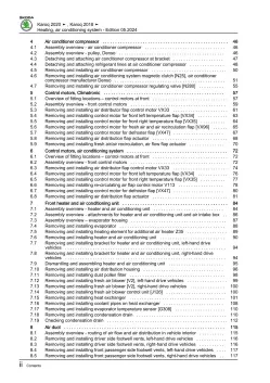 Skoda Karoq NU from 2017 heating air conditioning system repair manual eBook