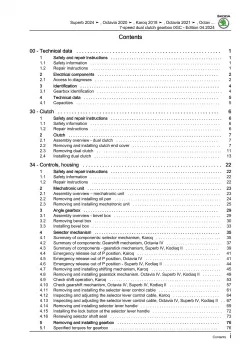 Skoda Karoq NU from 2017 7 speed dual clutch gearbox 0GC repair manual eBook