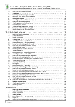 Skoda Karoq NU from 2017 4-cyl. petrol engines 1.5l 150 hp repair manual eBook