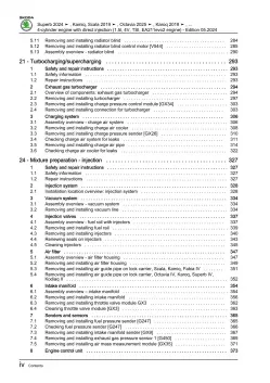 Skoda Karoq NU from 2017 4-cyl. petrol engines 1.5l 150 hp repair manual eBook