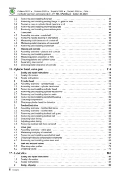 Skoda Karoq NU from 2017 4-cyl. diesel engines 116-200 hp repair manual eBook