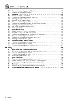 VW Amarok type 2H 2010-2016 electrical system repair workshop manual pdf