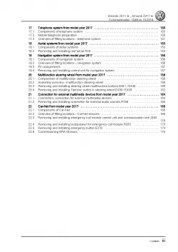 VW Amarok type 2H 2010-2016 communication radio navigation workshop manual pdf