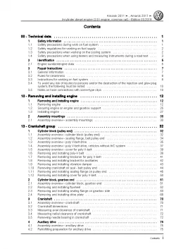 VW Amarok type 2H 2010-2016 4-cyl. diesel engines 2.0l repair manual pdf ebook