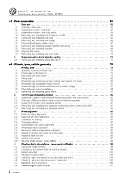 VW Amarok S6 S7 from 2016 running gear axles steering repair workshop manual pdf