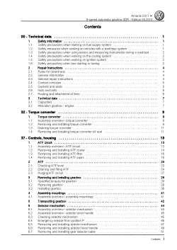 VW Amarok type S6 S7 from 2016 8 speed automatic gearbox 0DR repair manual pdf