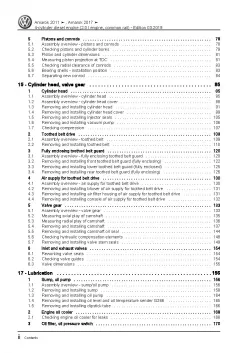VW Amarok S6 S7 from 2016 4-cyl. diesel engines 2.0l repair workshop manual pdf
