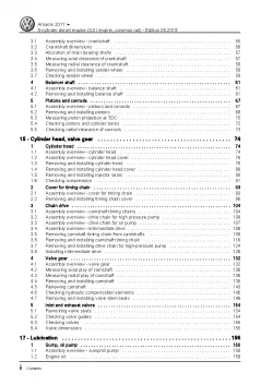 VW Amarok type S6 S7 from 2016 6-cyl. diesel engines repair workshop manual pdf