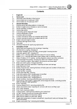VW Arteon type 3H 2017-2020 maintenance repair workshop manual pdf file ebook