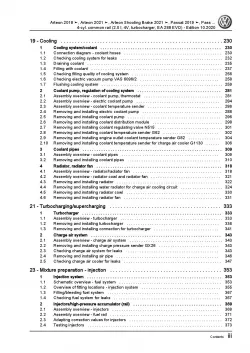 VW Arteon type 3H from 2020 4-cyl. diesel engines 2.0l repair manual pdf ebook