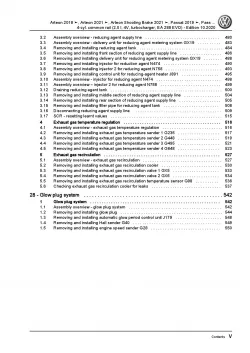 VW Arteon type 3H from 2020 4-cyl. diesel engines 2.0l repair manual pdf ebook