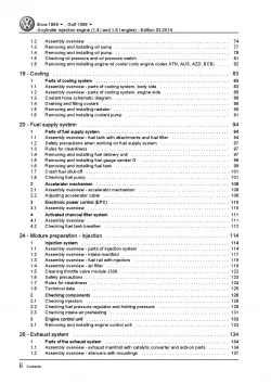 VW Bora 1J 1998-2006 4-cyl. 1.4l 1.6l petrol engines 75-105 hp repair manual pdf