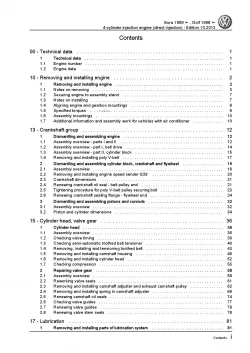 VW Bora type 1J 1998-2006 4-cyl. 1.6l petrol engines 110 hp repair manual pdf