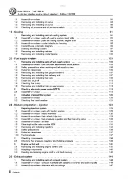 VW Bora type 1J 1998-2006 4-cyl. 1.6l petrol engines 110 hp repair manual pdf