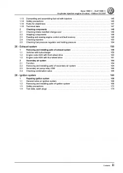 VW Bora 1J 1998-2006 4-cyl. 1.8l petrol engines 125-180 hp repair manual pdf