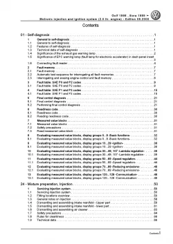 VW Bora 1J 1998-2006 motronic injection ignition system 2.0l repair manual pdf