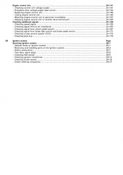 VW Bora 1J 1998-2006 motronic injection ignition system 204 hp repair manual pdf