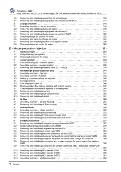 VW Bus T6.1 2019-2021 4-cyl. 2.0l diesel engines 90-204 hp repair workshop eBook