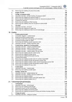 VW Bus T6.1 2019-2021 4-cyl. 2.0l diesel engines 84-204 hp repair workshop eBook