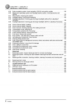 VW Caddy type 2K 2003-2010 maintenance repair workshop manual pdf file ebook