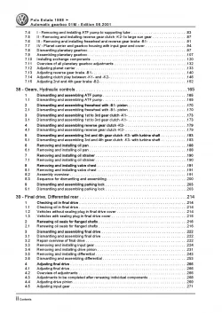 VW Caddy 9K 1999-2003 4 speed automatic gearbox 01M repair workshop manual pdf