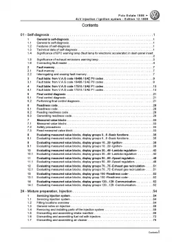 VW Caddy 9K 1999-2003 4LV injection and ignition system 75 hp repair manual pdf