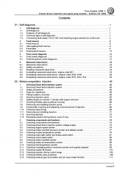 VW Caddy 9K 1999-2003 direct injection glow plug system 57-100 hp repair pdf